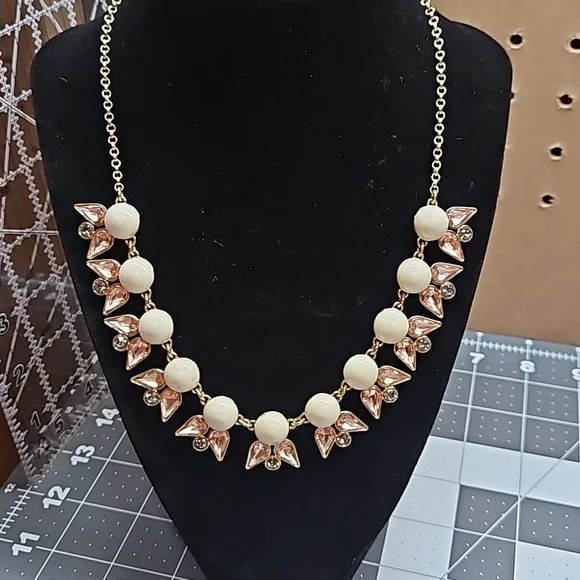 Vintage J.Crew ivory and pink - Picture 1 of 11